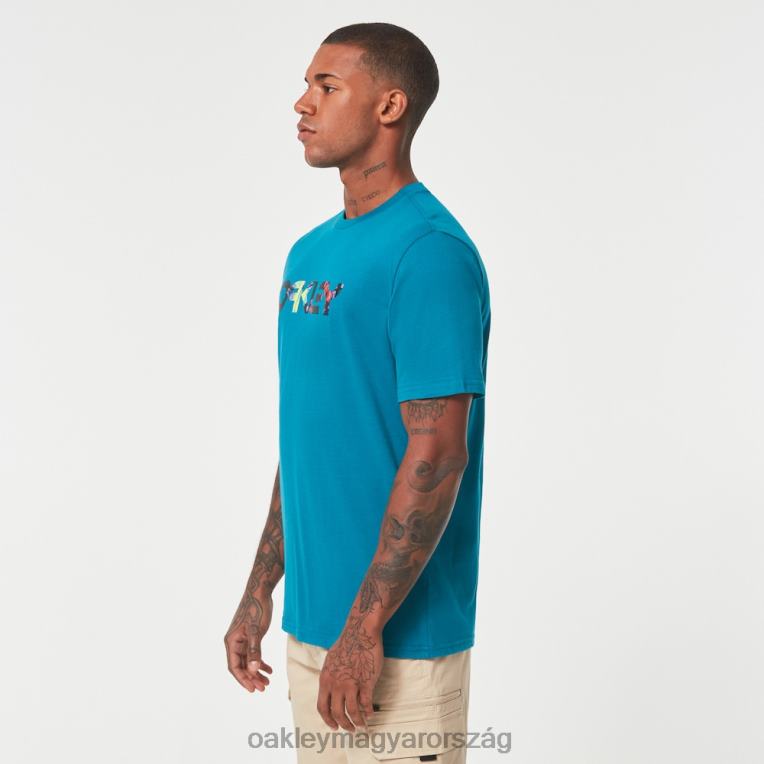 Oakley virágos splah b1b póló 6PVBJ2116 ruhák aurora kék