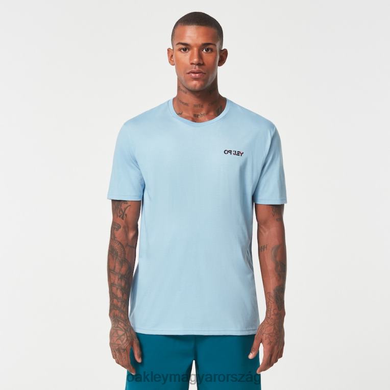 Oakley wynwood bark rc póló 6PVBJ2108 ruhák kőmosó kék