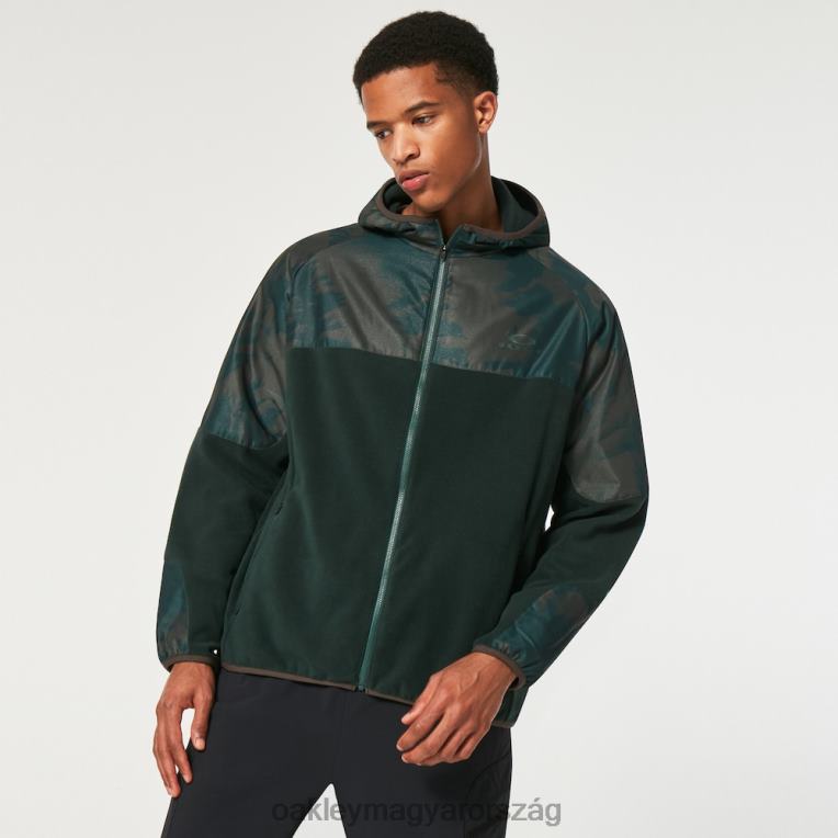 Oakley Wanderlust fz kapucnis pulcsi 6PVBJ2304 ruhák zöld/hegyi td nyomtatás
