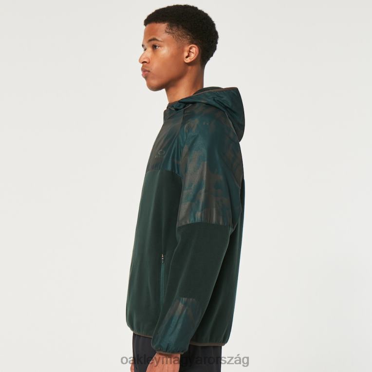Oakley Wanderlust fz kapucnis pulcsi 6PVBJ2304 ruhák zöld/hegyi td nyomtatás