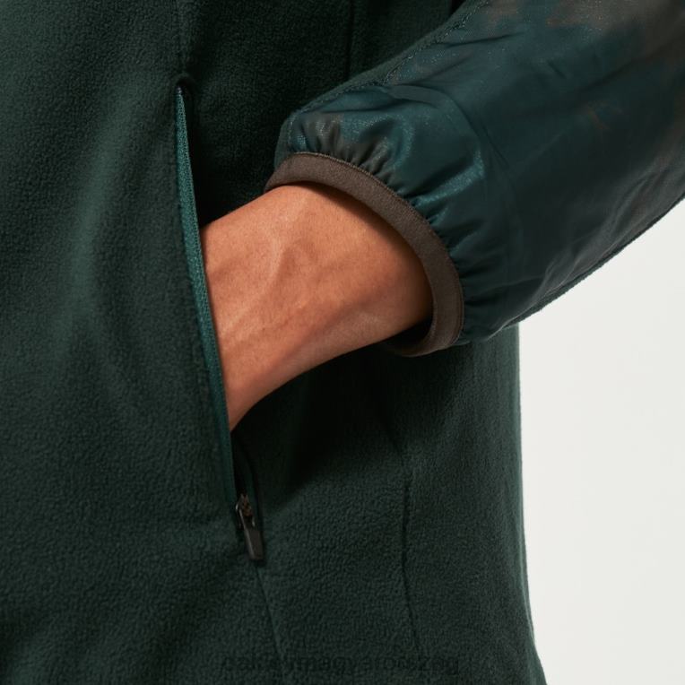 Oakley Wanderlust fz kapucnis pulcsi 6PVBJ2304 ruhák zöld/hegyi td nyomtatás