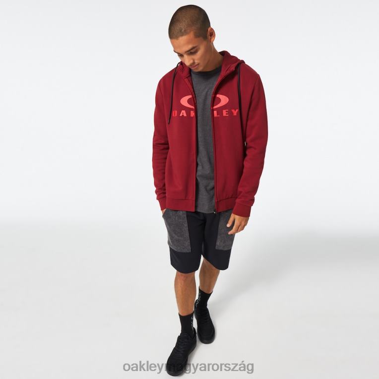 Oakley bark fz pulcsi 2.0 6PVBJ2257 ruhák vas vörös