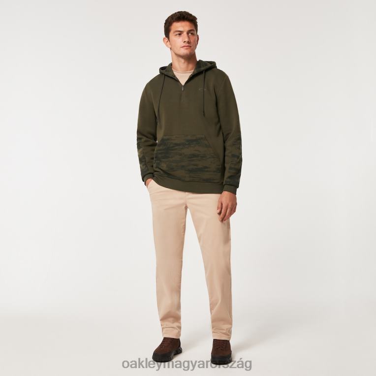 Oakley camo patch 1/4 cipzáras kapucnis pulcsi 6PVBJ2287 ruhák új sötét ecset