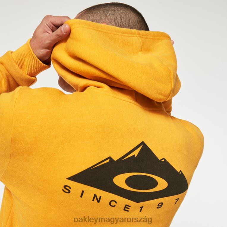 Oakley csúcs po hoodie 6PVBJ2321 ruhák borostyánsárga
