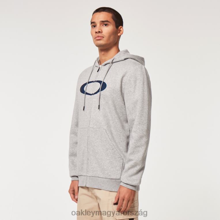 Oakley ellipszis, teljes cipzáras kapucnis pulcsi 6PVBJ2280 ruhák új gránit hthr