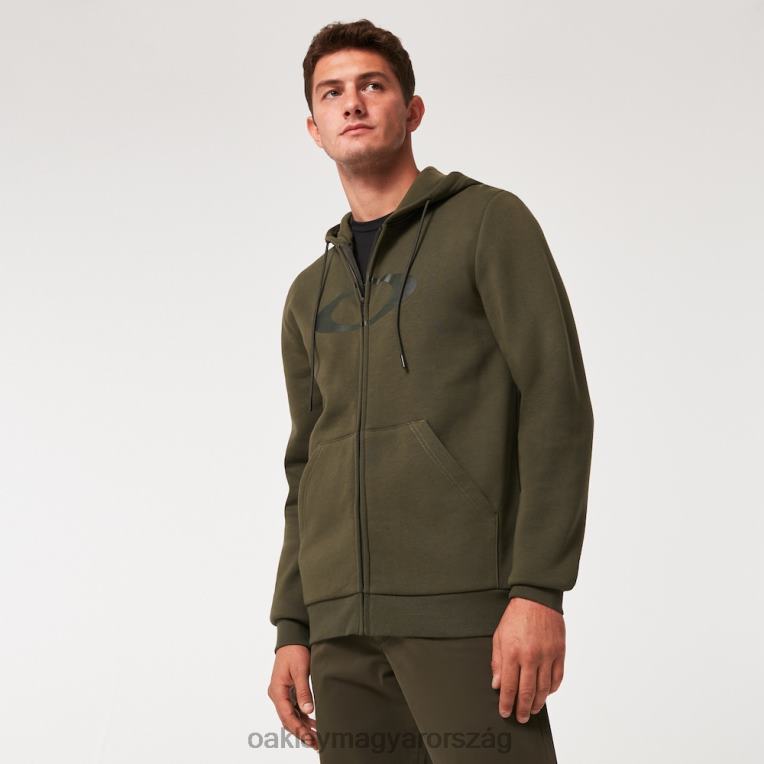 Oakley ellipszis, teljes cipzáras kapucnis pulcsi 6PVBJ2282 ruhák új sötét ecset