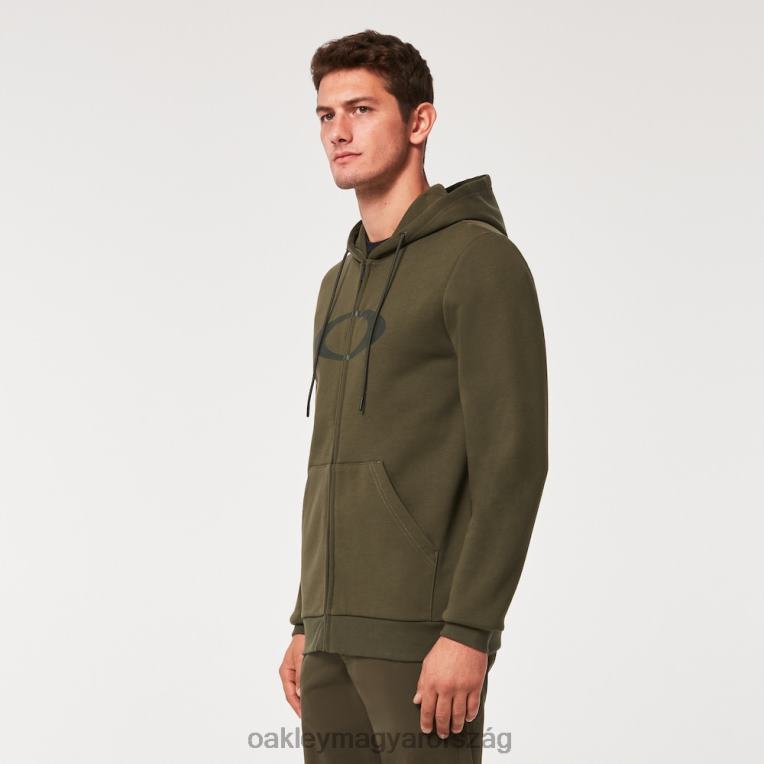 Oakley ellipszis, teljes cipzáras kapucnis pulcsi 6PVBJ2282 ruhák új sötét ecset