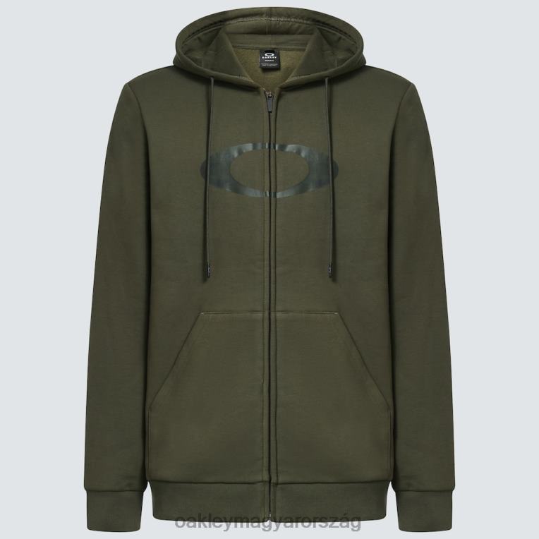 Oakley ellipszis, teljes cipzáras kapucnis pulcsi 6PVBJ2282 ruhák új sötét ecset