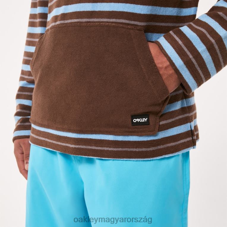 Oakley hajnali 1/4 cipzáras kapucnis pulcsi 6PVBJ2234 ruhák kancsó csíkok
