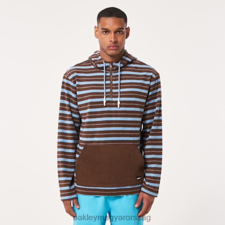 Oakley hajnali 1/4 cipzáras kapucnis pulcsi 6PVBJ2234 ruhák kancsó csíkok