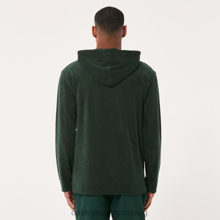 Oakley hajnali 1/4 cipzáras kapucnis pulcsi 6PVBJ2237 ruhák vadászzöld