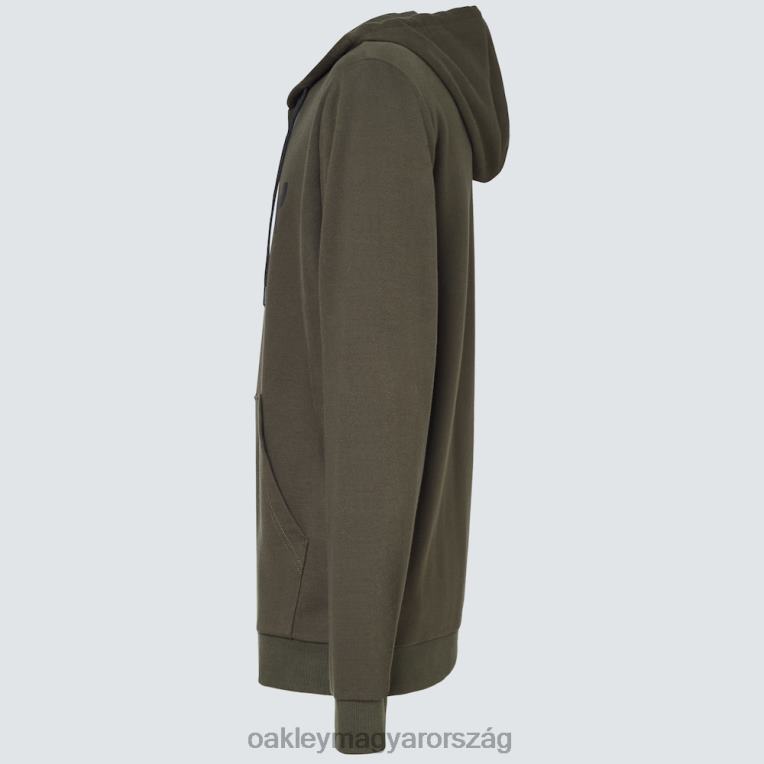 Oakley teddy teljes cipzáras kapucnis pulcsi 6PVBJ2503 ruhák új sötét ecset/fekete