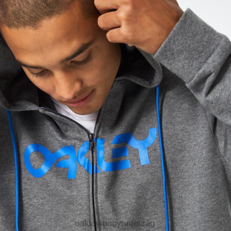 Oakley teddy teljes cipzáras kapucnis pulcsi 6PVBJ2505 ruhák új sportos szürke/ózon