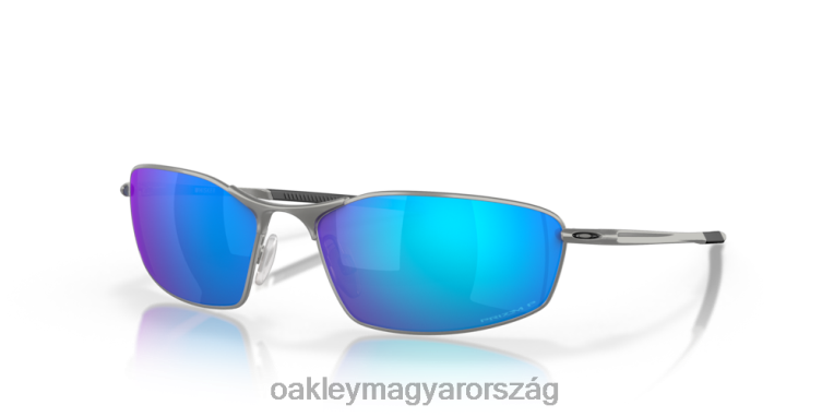 Oakley darukar 6PVBJ365 szemüveg prizm zafír polarizált lencsék, szatén króm keret