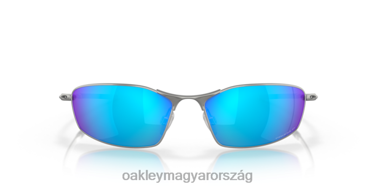 Oakley darukar 6PVBJ365 szemüveg prizm zafír polarizált lencsék, szatén króm keret