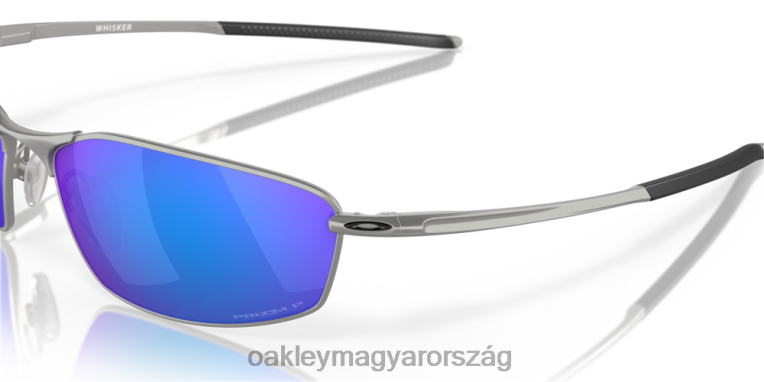 Oakley darukar 6PVBJ365 szemüveg prizm zafír polarizált lencsék, szatén króm keret