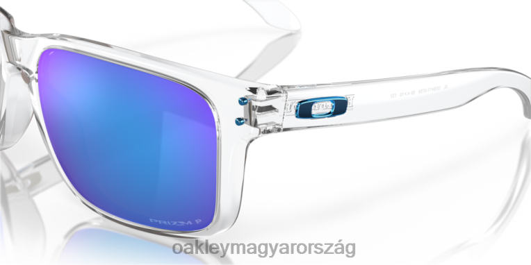 Oakley holbrook xl 6PVBJ6 szemüveg prizm zafír polarizált lencsék, polírozott átlátszó keret