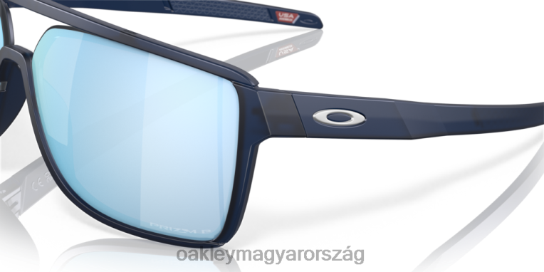 Oakley kastély 6PVBJ211 szemüveg prizm mélyvíz polarizált lencsék, matt áttetsző kék kerettel