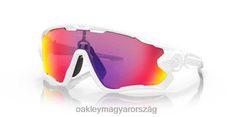 Oakley állkapocstörő 6PVBJ406 szemüveg prizm road lencsék, polírozott fehér kerettel