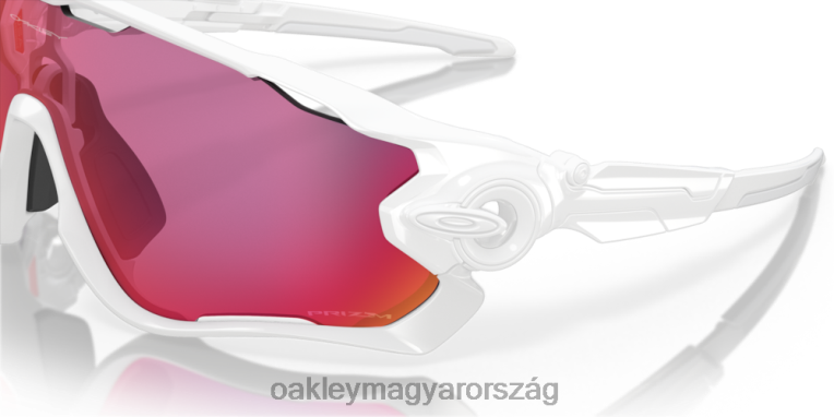 Oakley állkapocstörő 6PVBJ406 szemüveg prizm road lencsék, polírozott fehér kerettel