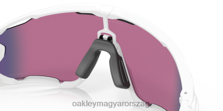 Oakley állkapocstörő 6PVBJ406 szemüveg prizm road lencsék, polírozott fehér kerettel
