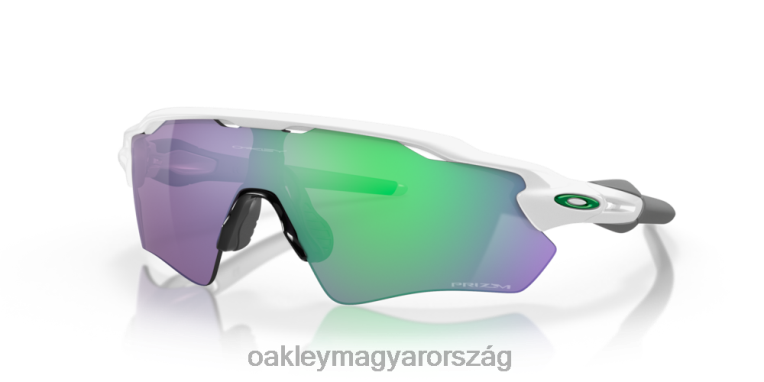 Oakley radar ev út csapat színei 6PVBJ34 szemüveg prizm jade lencsék, polírozott fehér keret