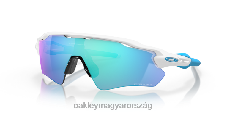 Oakley radar ev útja 6PVBJ33 szemüveg prizm zafír lencsék, polírozott fehér keret