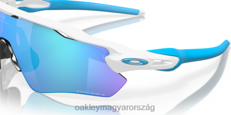 Oakley radar ev útja 6PVBJ33 szemüveg prizm zafír lencsék, polírozott fehér keret