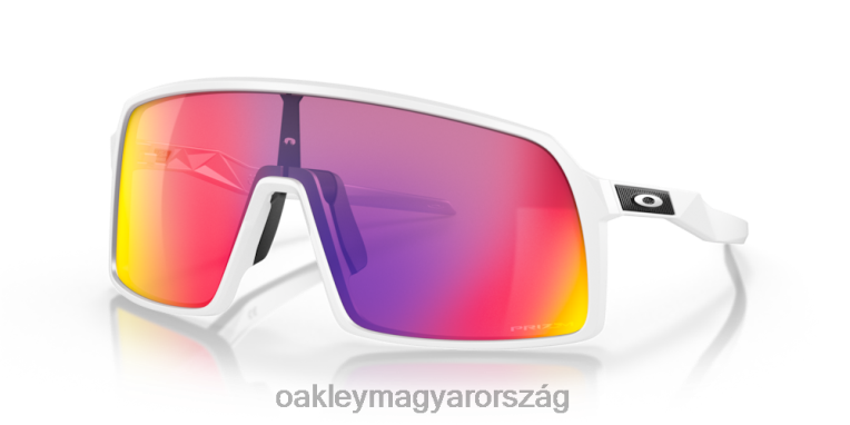 Oakley sutro 6PVBJ80 szemüveg prizm road lencsék, matt fehér kerettel