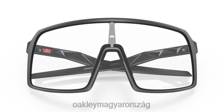 Oakley sutro 6PVBJ90 szemüveg átlátszó vagy fekete irídium fotokróm lencsék, matt karbon keret