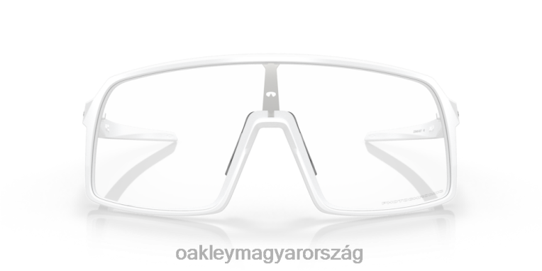 Oakley sutro 6PVBJ91 szemüveg átlátszó vagy fekete irídium fotokróm lencsék, matt fehér keret