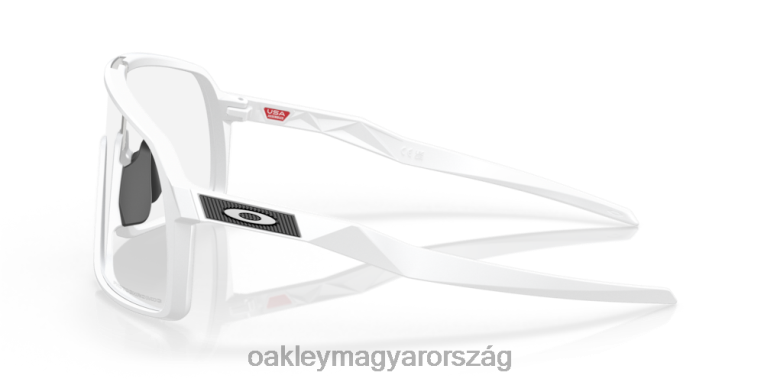 Oakley sutro 6PVBJ91 szemüveg átlátszó vagy fekete irídium fotokróm lencsék, matt fehér keret