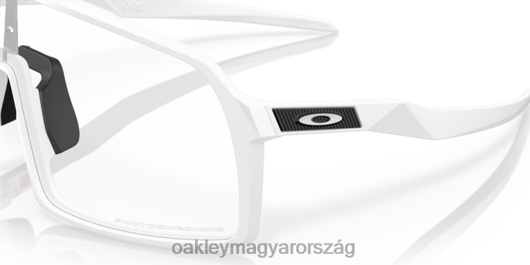 Oakley sutro 6PVBJ91 szemüveg átlátszó vagy fekete irídium fotokróm lencsék, matt fehér keret