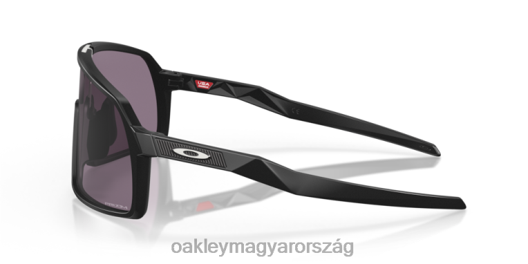 Oakley sutro s 6PVBJ278 szemüveg prizm szürke lencsék, matt fekete keret