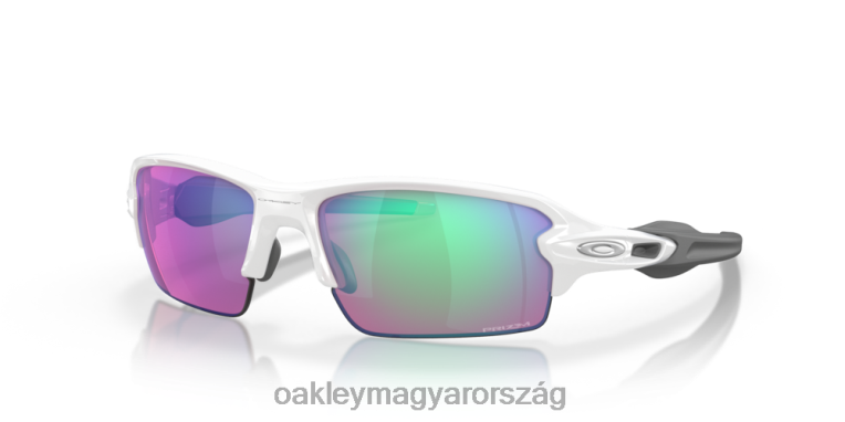 Oakley flak 2.0 (alacsony híd illeszkedés) 6PVBJ864 szemüveg prizm golflencsék, polírozott fehér keret