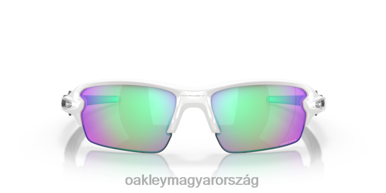 Oakley flak 2.0 (alacsony híd illeszkedés) 6PVBJ864 szemüveg prizm golflencsék, polírozott fehér keret