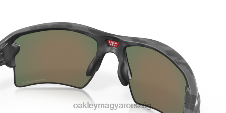 Oakley flak 2.0 xl fekete camo kollekció 6PVBJ134 szemüveg prizm rubin lencsék, fekete terepszínű keret