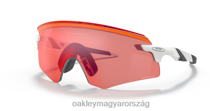 Oakley kódoló (alacsony híd illeszkedés) 6PVBJ1057 szemüveg prizm field lencsék, polírozott fehér kerettel