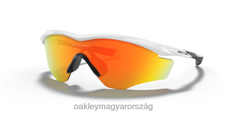 Oakley m2 keret xl 6PVBJ175 szemüveg tűzirídium lencsék, polírozott fehér kerettel