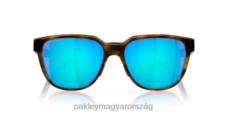 Oakley működtető (alacsony híd illeszkedés) 6PVBJ840 szemüveg prizm zafír polarizált lencsék, barna teknős váz