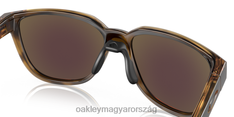 Oakley működtető (alacsony híd illeszkedés) 6PVBJ840 szemüveg prizm zafír polarizált lencsék, barna teknős váz