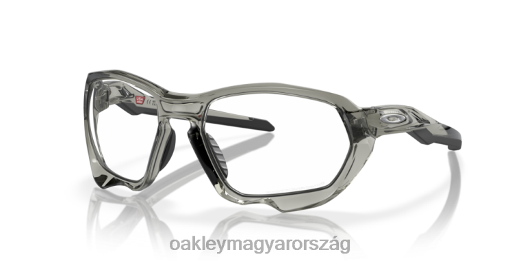 Oakley plazma (alacsony híd illesztés) 6PVBJ585 szemüveg átlátszó vagy fekete irídium fotokróm lencsék, szürke tintakerettel