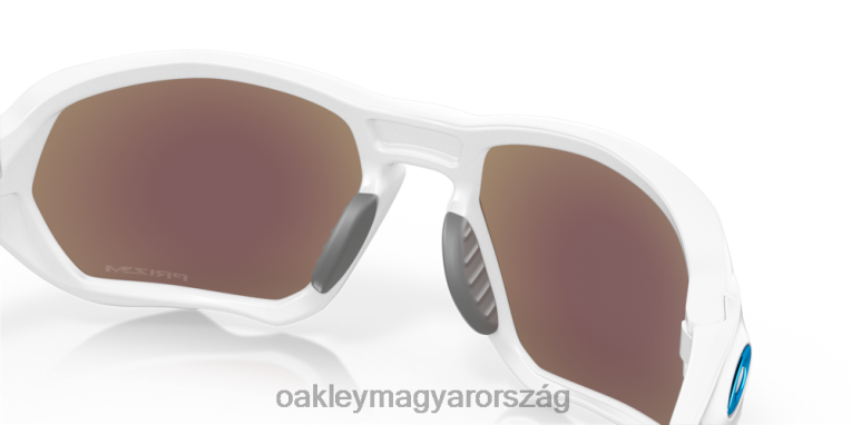 Oakley plazma (alacsony híd illesztés) 6PVBJ589 szemüveg prizm zafír lencsék, matt fehér kerettel