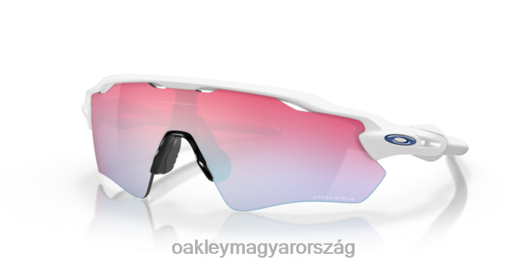 Oakley radar ev útja 6PVBJ29 szemüveg prizm hózafír lencsék, polírozott fehér kerettel