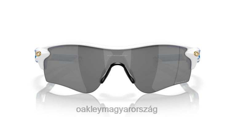 Oakley radarzár út (alacsony híd illeszkedés) 6PVBJ709 szemüveg prizm fekete lencsék, polírozott fehér keret