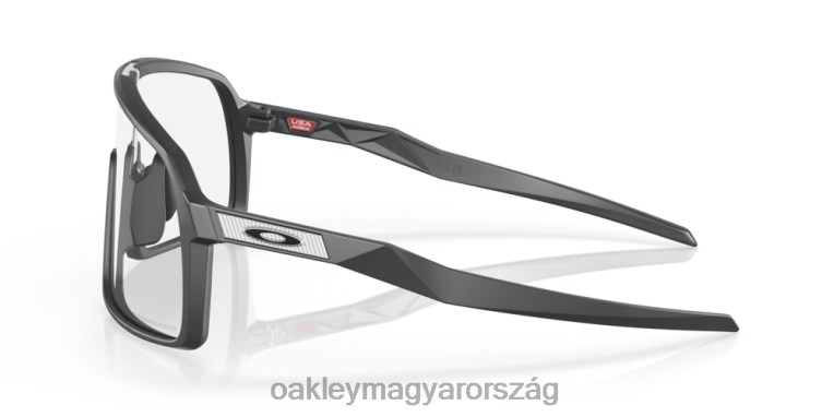 Oakley sutro (alacsony híd illeszkedés) 6PVBJ475 szemüveg átlátszó vagy fekete irídium fotokróm lencsék, matt karbon keret