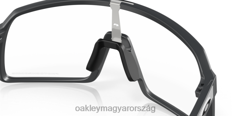Oakley sutro (alacsony híd illeszkedés) 6PVBJ475 szemüveg átlátszó vagy fekete irídium fotokróm lencsék, matt karbon keret