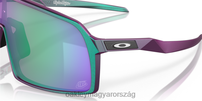 Oakley sutro troy lee designs sorozat 6PVBJ928 szemüveg prizm jade lencsék, troy lee matt lila zöld váltókeret