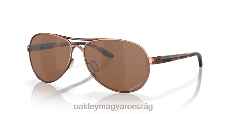 Oakley Visszacsatolás 6PVBJ480 szemüveg prizm wolfram polarizált lencsék, rózsaszín arany kerettel