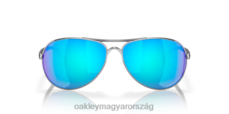 Oakley Visszacsatolás 6PVBJ481 szemüveg prizm zafír polarizált lencsék, polírozott króm keret